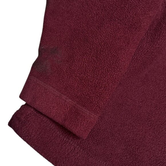THE NORTH FACE Burgundy FLEECE Outdoor Light Jacket Mens XL - Picture 6 of 6